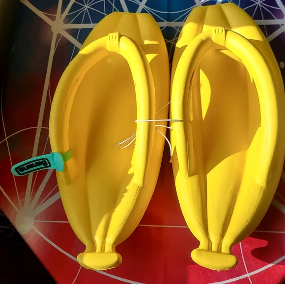 LAST ONE! Brand new squishy π banana sandals - Picture 3 of 15
